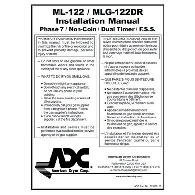 ML-122 PH7 FSS DSI INST MANUAL