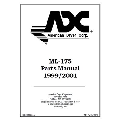 ML-175 PARTS MANUAL