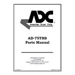 ADG-75THS PARTS MANUAL