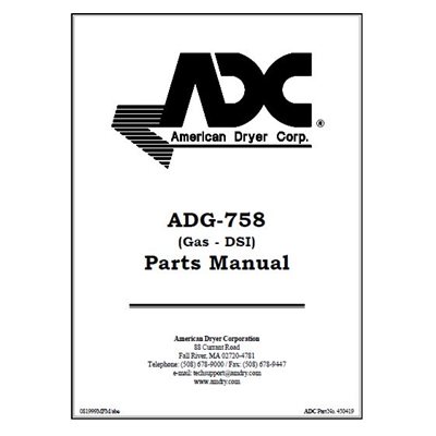 ADG-758 (DSI) PARTS MANUAL